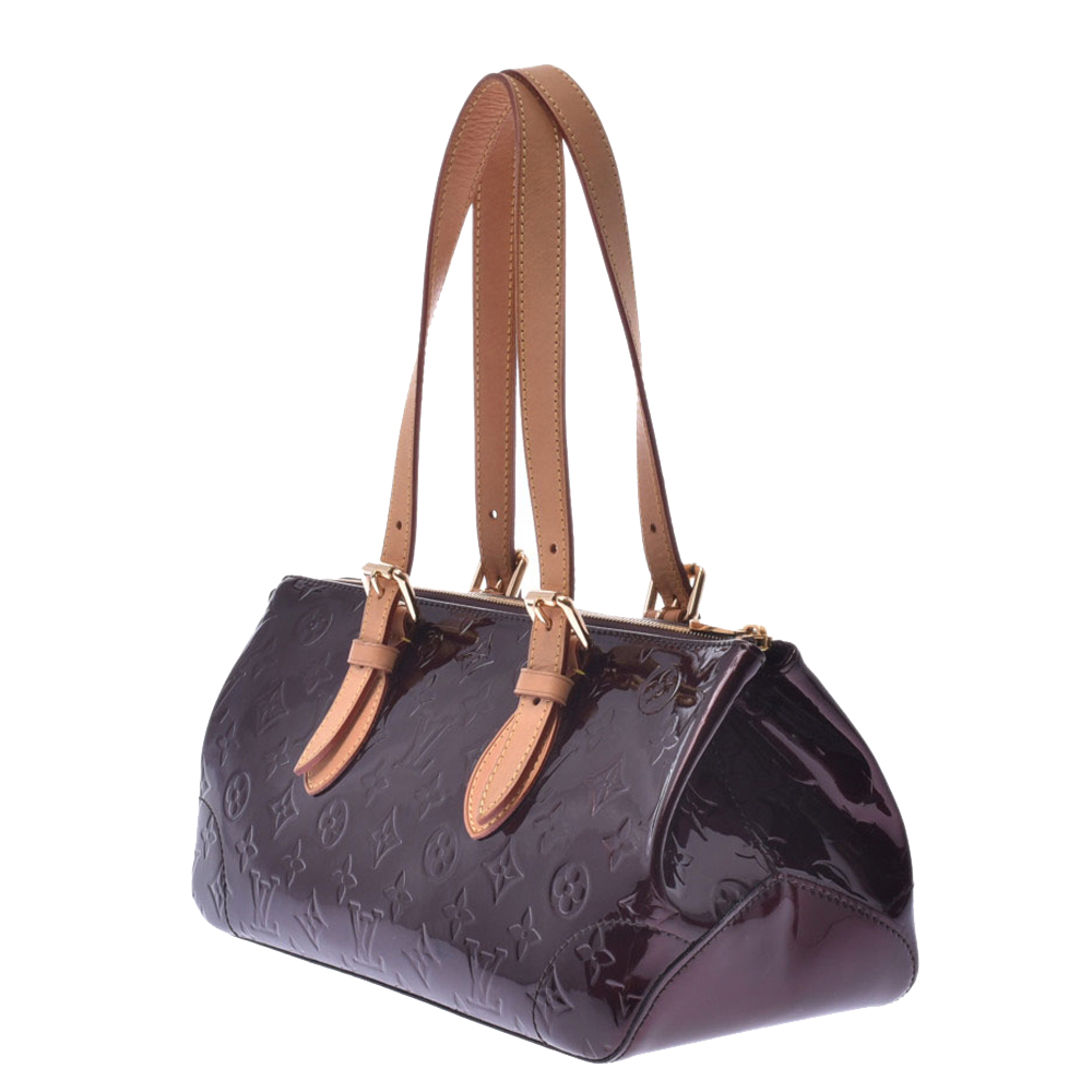 

Louis Vuitton Red Monogram Vernis Rosewood Avenue Bag