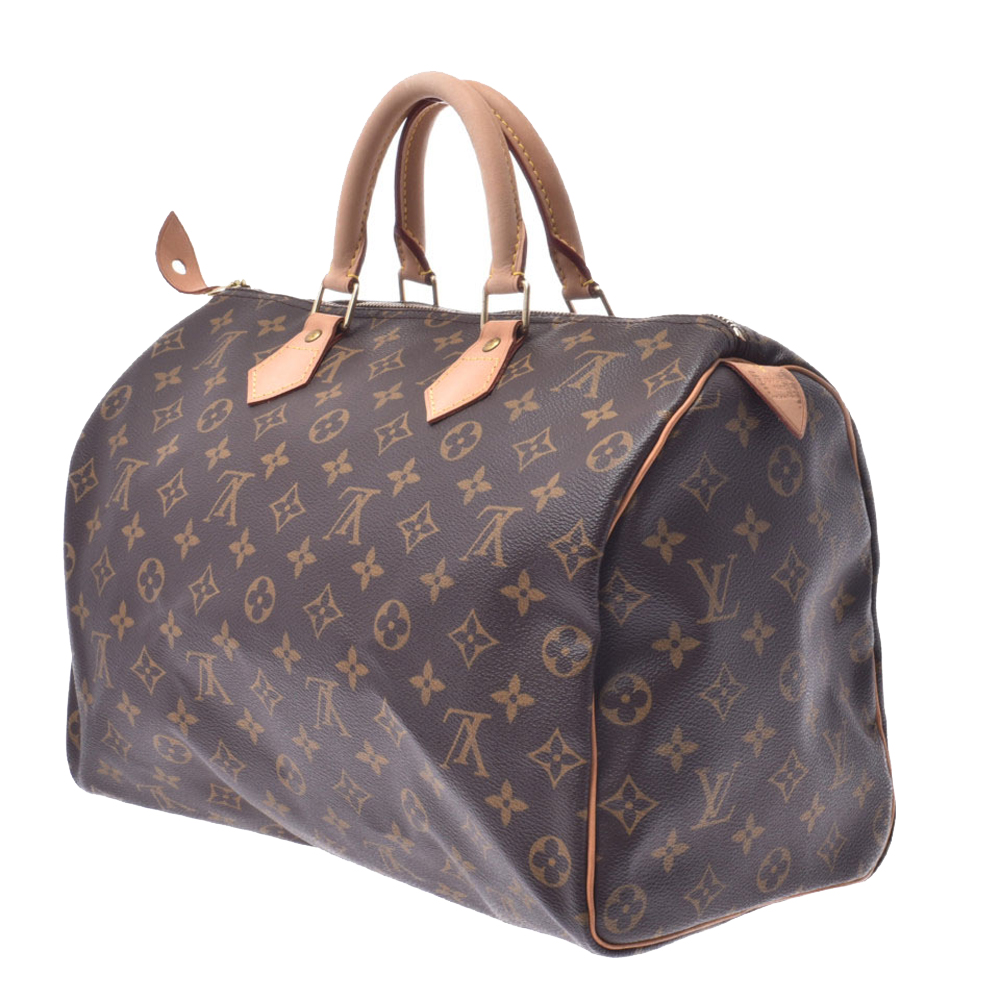 

Louis Vuitton Brown Monogram Canvas Speedy 35 Bag