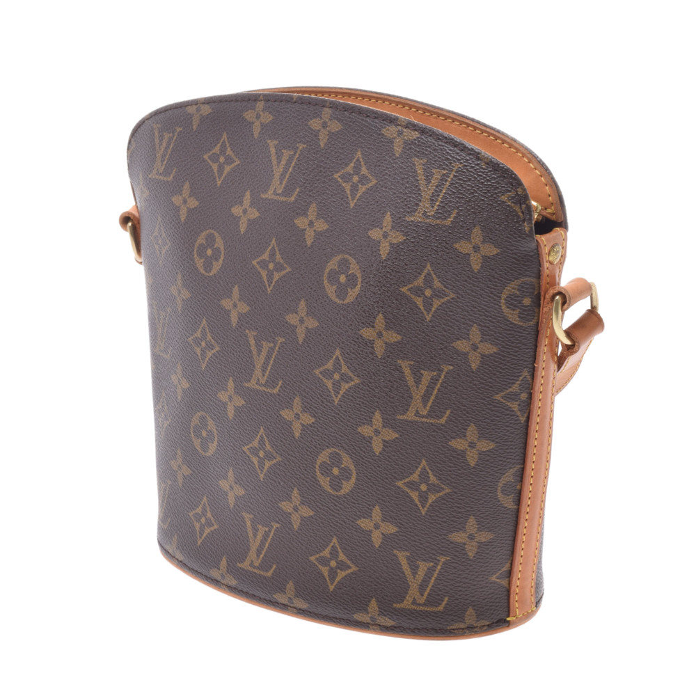 

Louis Vuitton Brown Monogram Canvas Drouot Bag