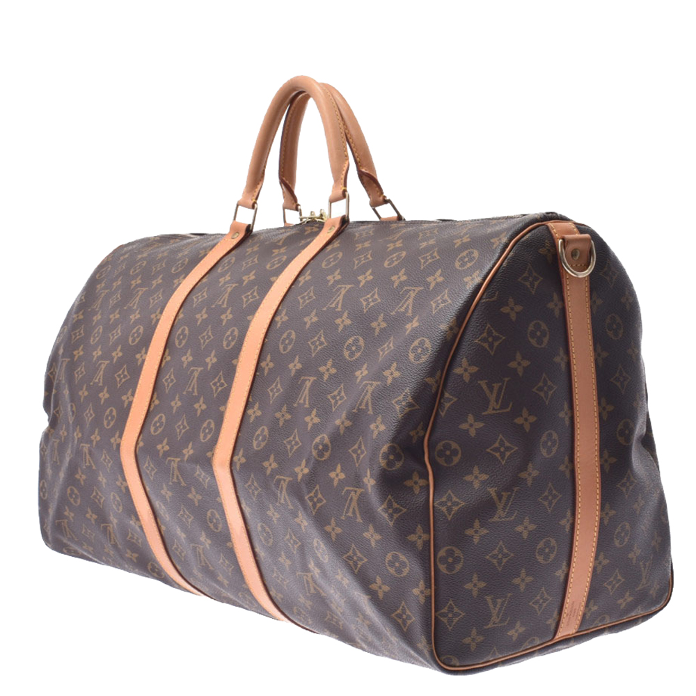

Louis Vuitton Brown Monogram Canvas Keepall Bandouliere 60 Bag
