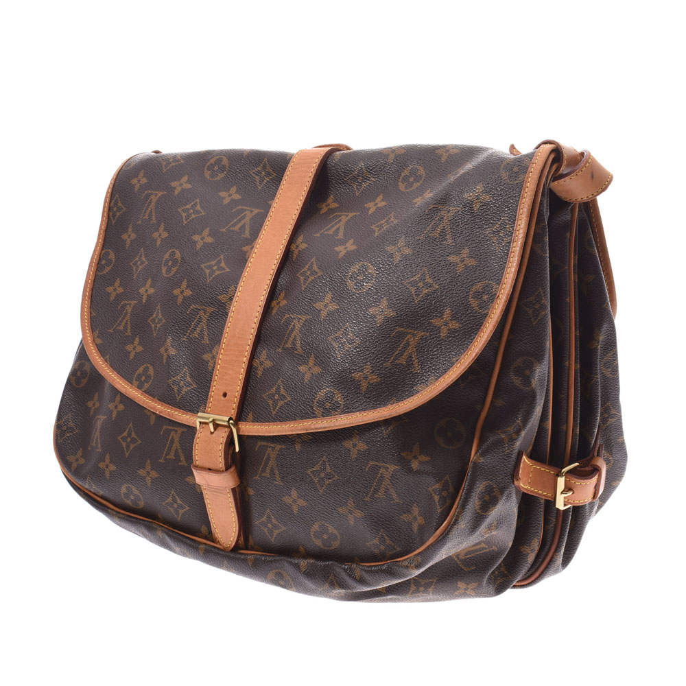 

Louis Vuitton Brown Monogram Canvas Saumur 35 Bag
