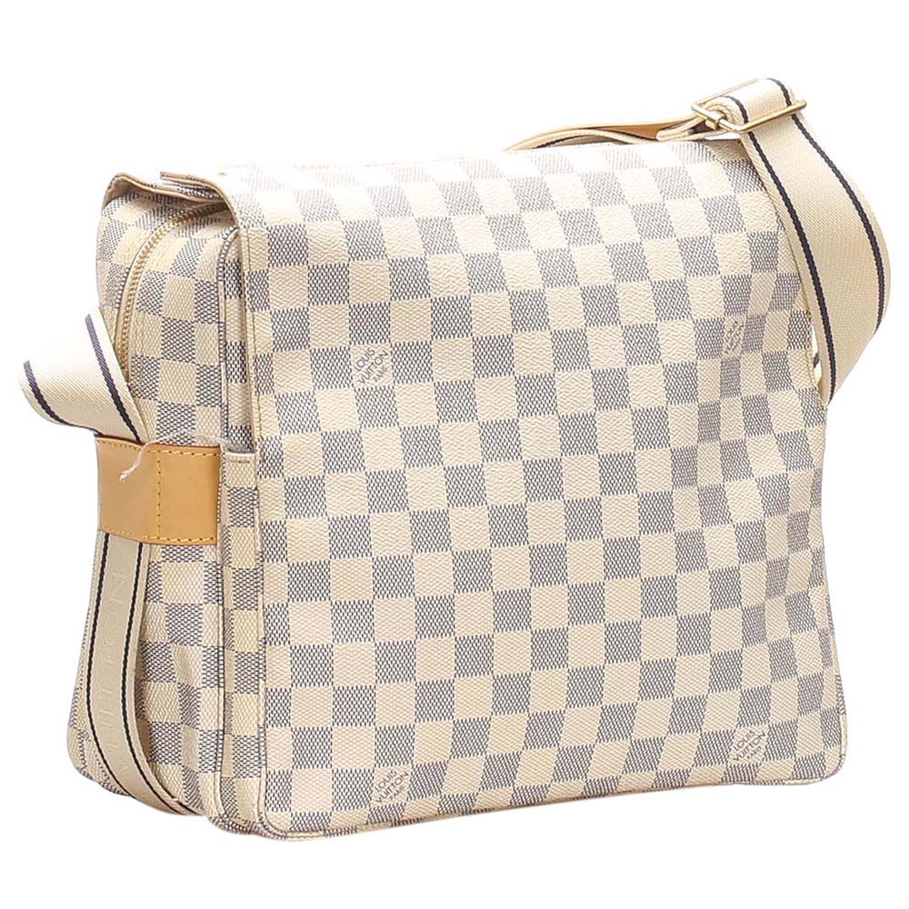 

Louis Vuitton Creme and navy Damier Azur Naviglio Bag, Blue