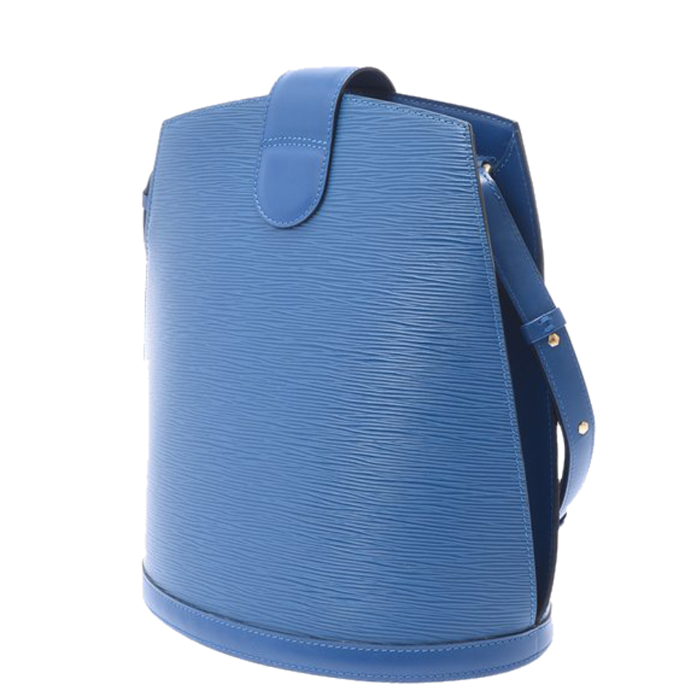 

Louis Vuitton Blue Epi Leather Cluny Bag