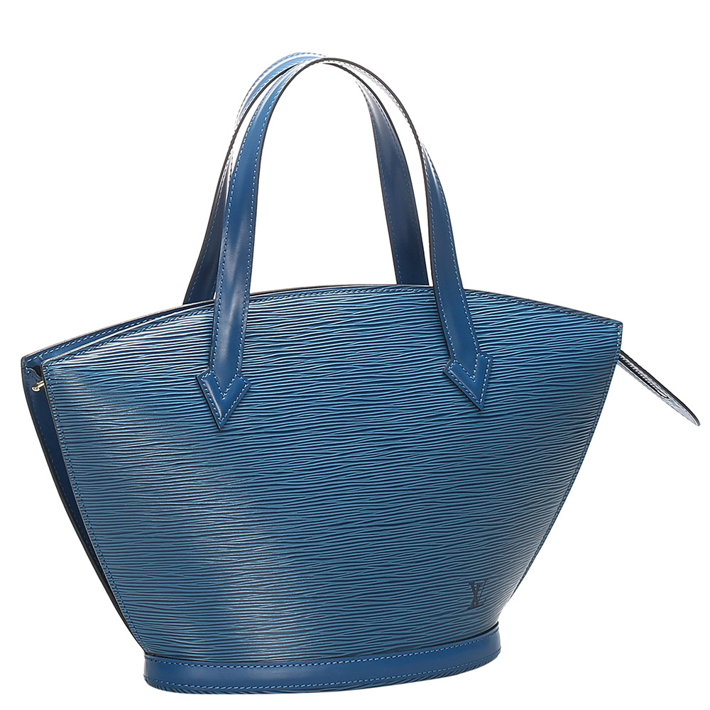 

Louis Vuitton Blue Epi Leather Saint Jacques PM Bag