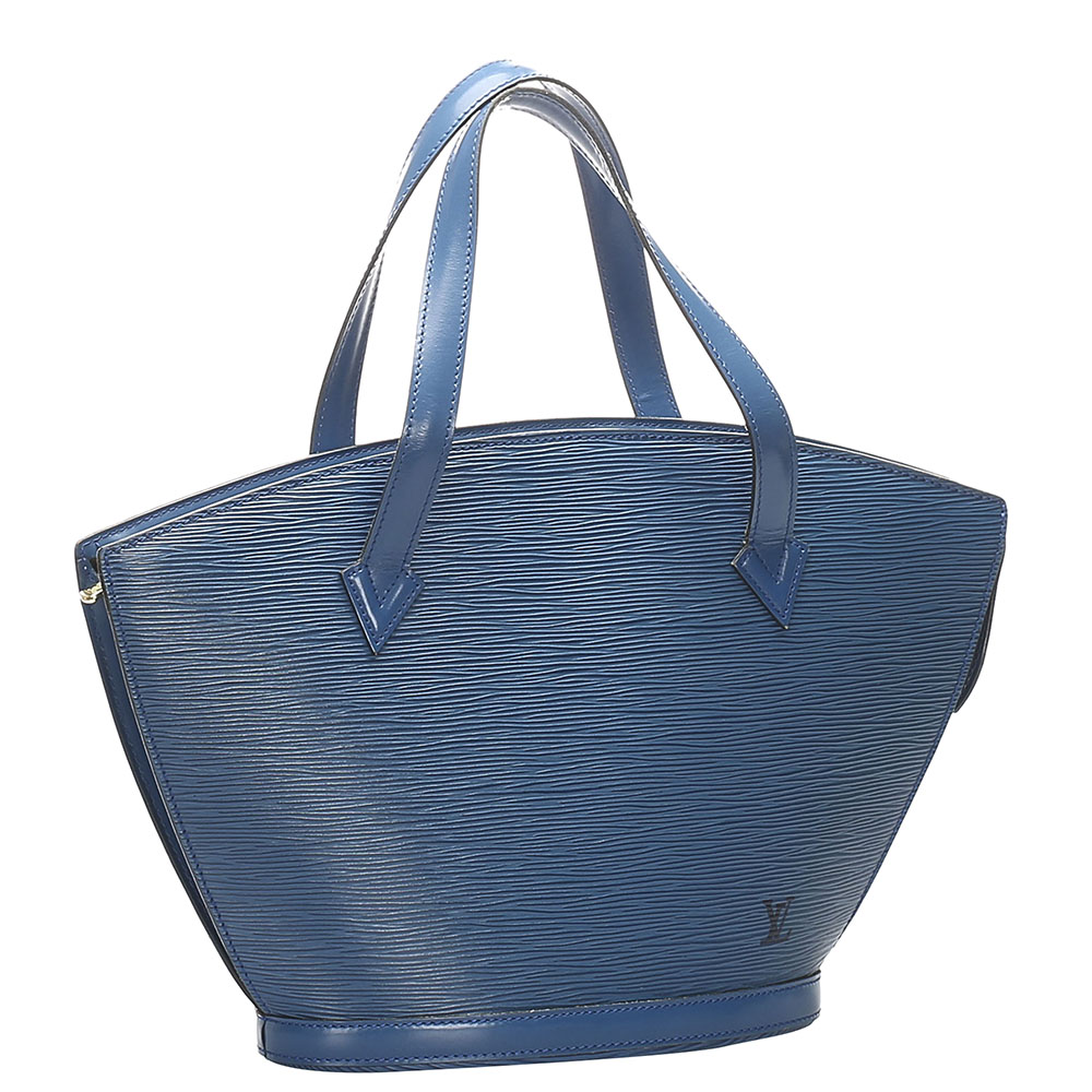 

Louis Vuitton Blue Epi Leather Saint Jacques Short Strap PM Bag