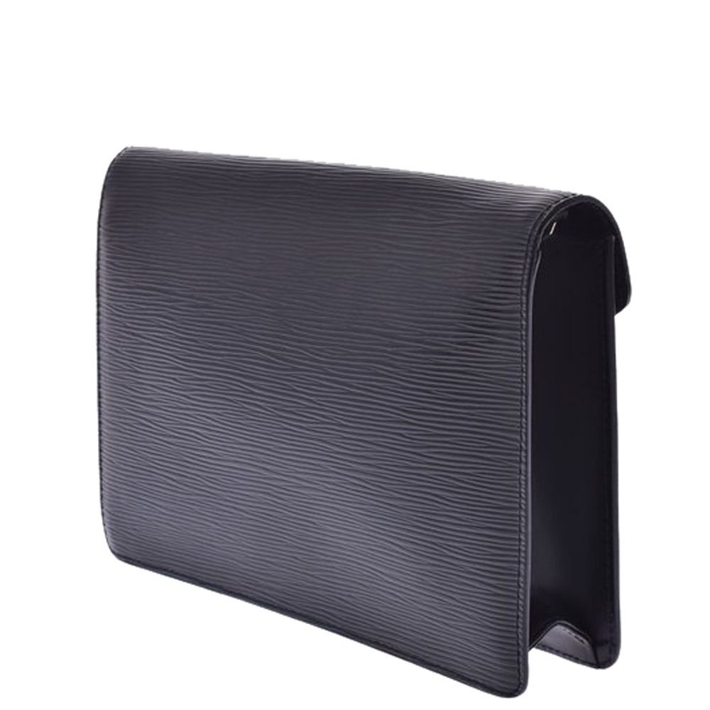 

Louis Vuitton Black Epi Leather Dragonne Clutch Bag