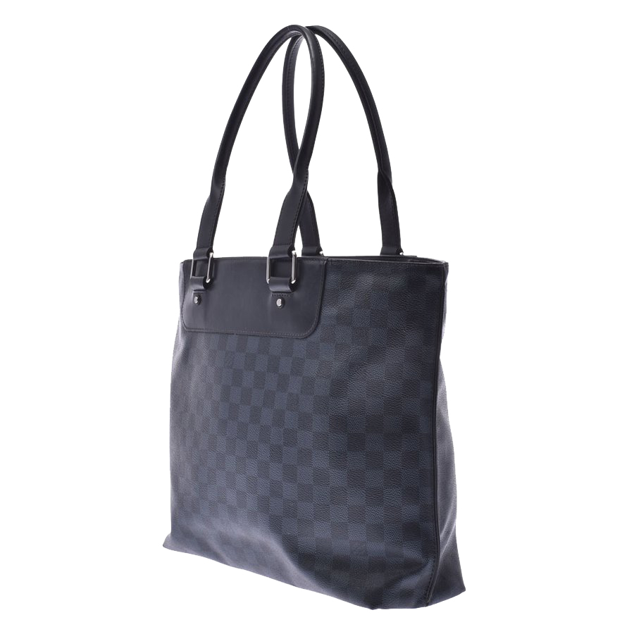 

Louis Vuitton Black Damier Canvas Cabas Voyage Bag