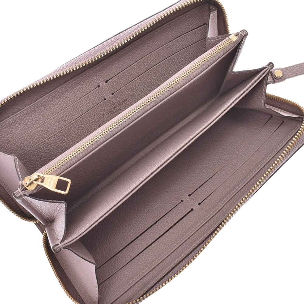 

Louis Vuitton Beige monogram Vernis Zippy Wallet