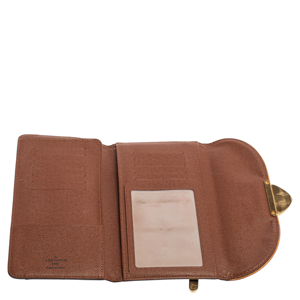 

Louis Vuitton Monogram Canvas Eugenie Wallet, Brown