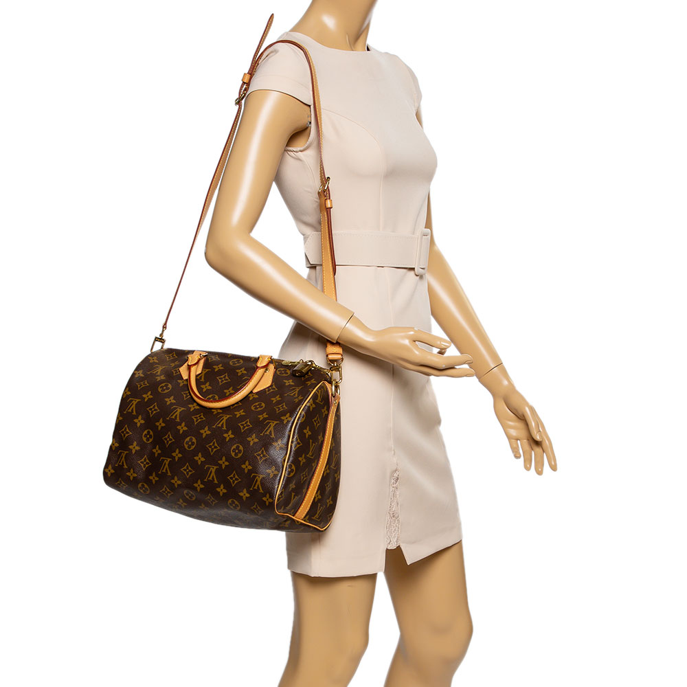 

Louis Vuitton Monogram Canvas Speedy Bandouliere 30 Bag, Brown