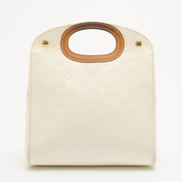 Pre Owned Louis Vuitton Monogram Vernis Maple Drive Clutch 