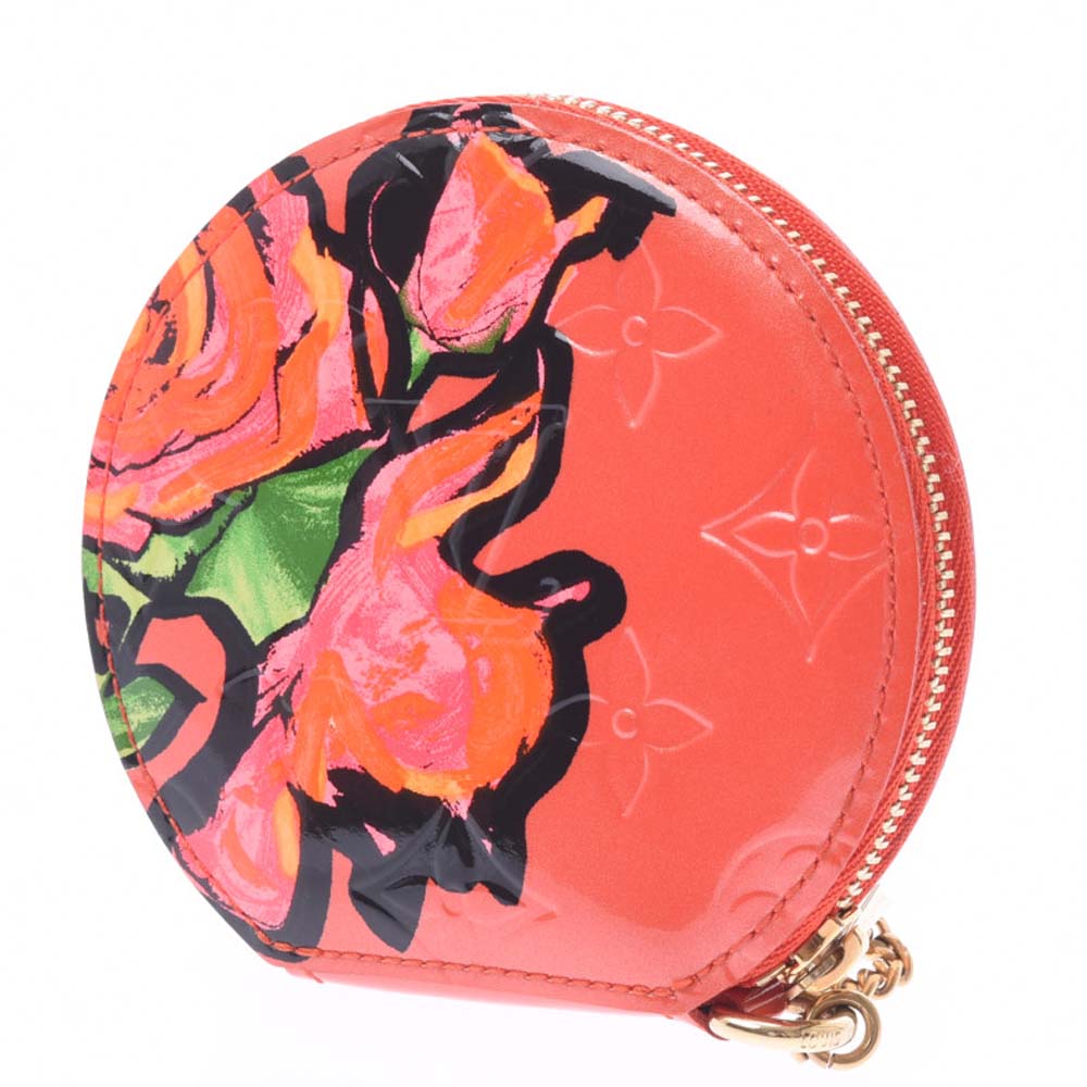 

Louis Vuitton Orange Vernis Porte Monnaie Chapo Coin Purse