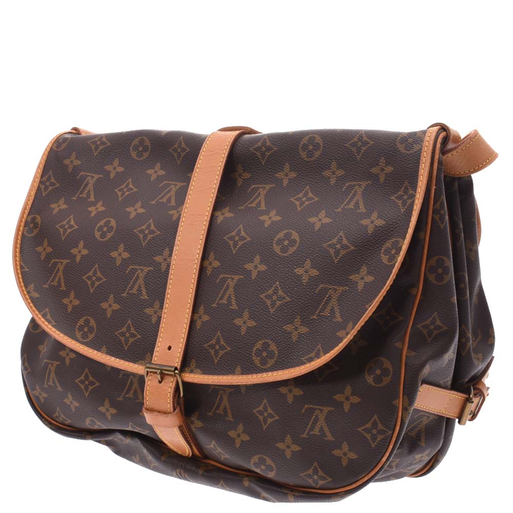 

Louis Vuitton Brown Monogram Canvas Saumur 35 Bag