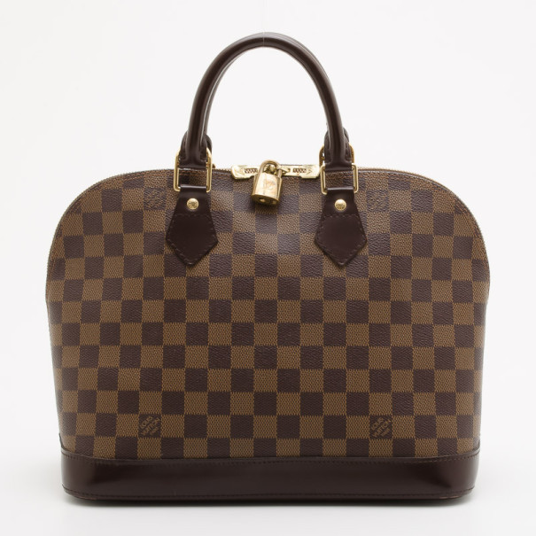 Pre Owned Louis Vuitton Damier Ebene Alma PM 