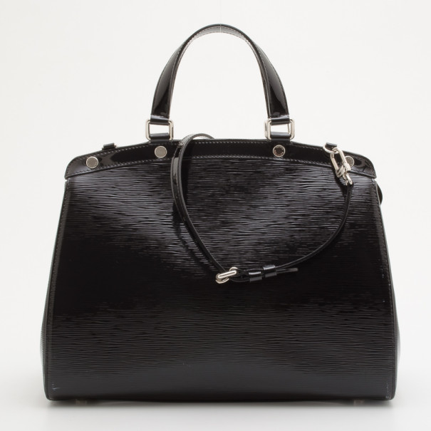 Pre Owned Louis Vuitton Black Epi Brea MM 