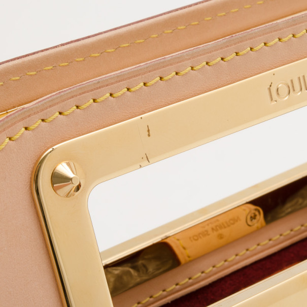 Louis Vuitton Ivory Monogram Lumineuse PM 2way Convertible Zip Tote Bag  935lvs415