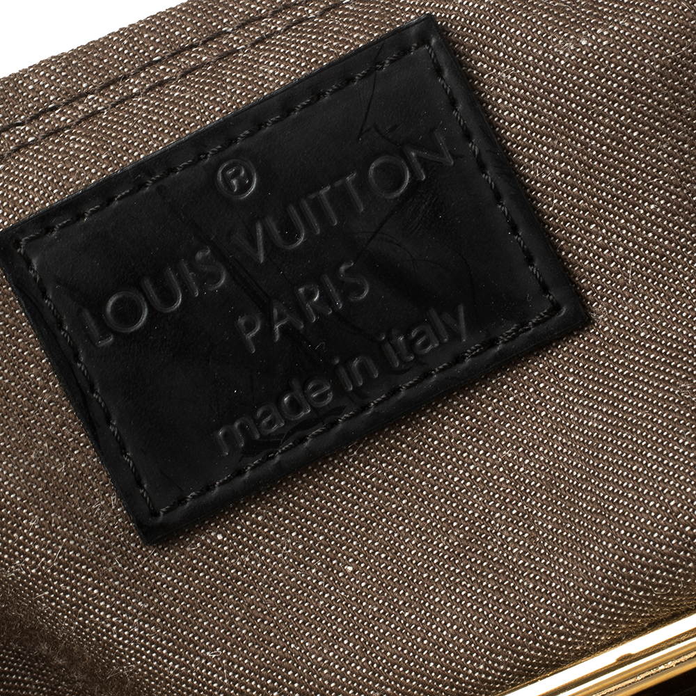 Louis Vuitton Brown Monogram Shearling Sac Thunder QJB1QPB10B000