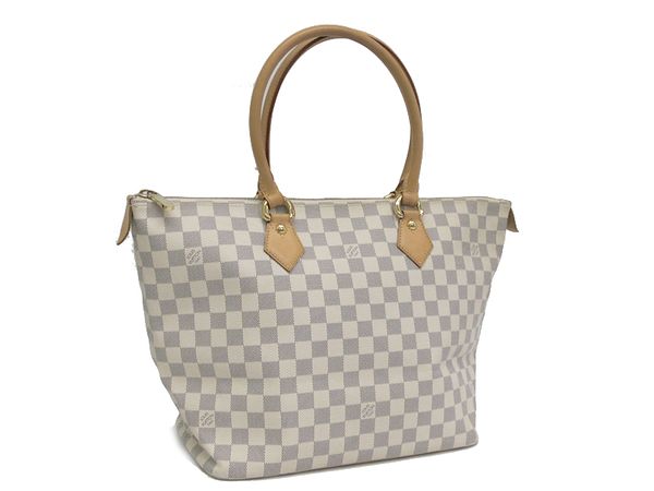 مملوكة مسبقًا Louis Vuitton Damier Azur Saleya MM