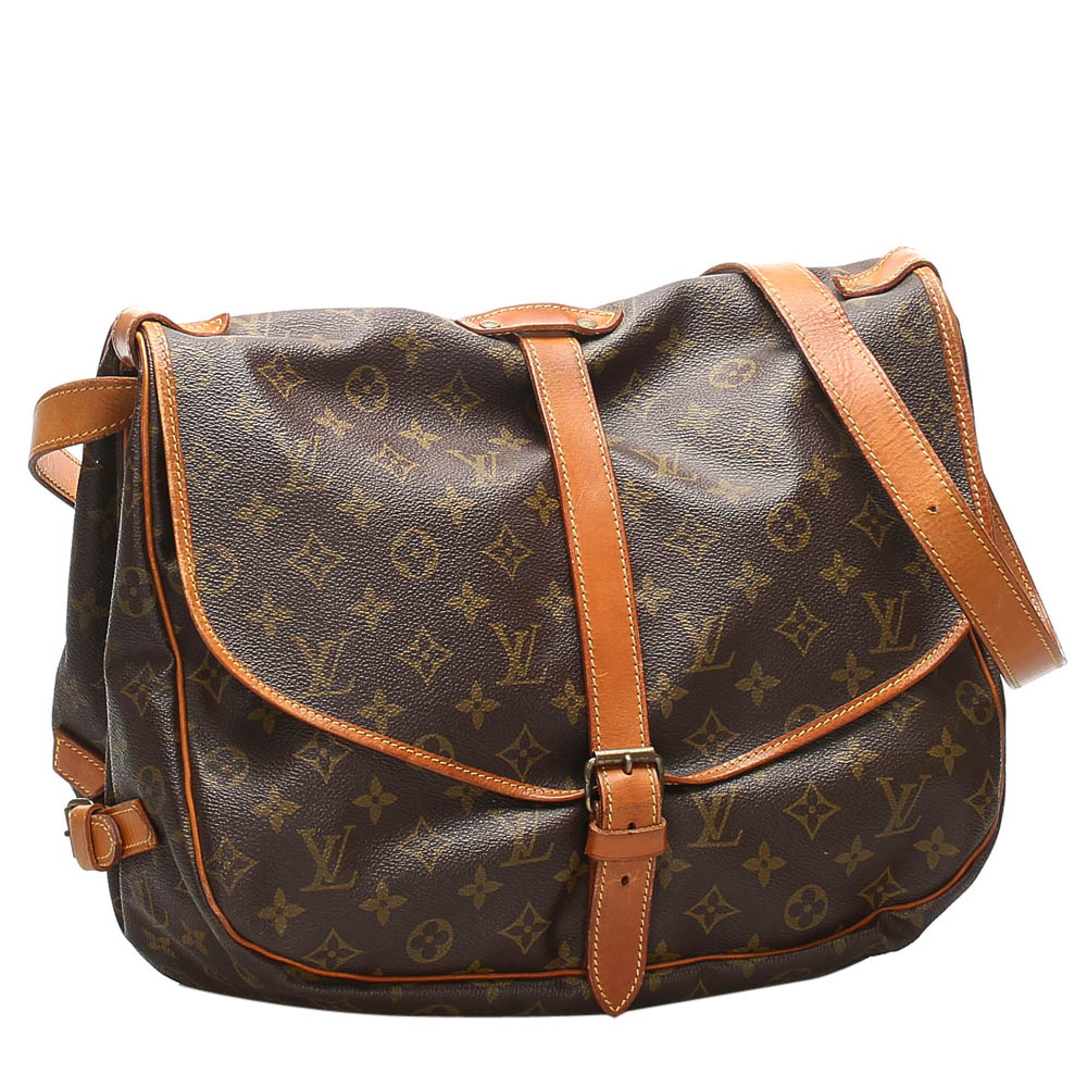 

Louis Vuitton Monogram canvas Saumur 30 bag, Brown