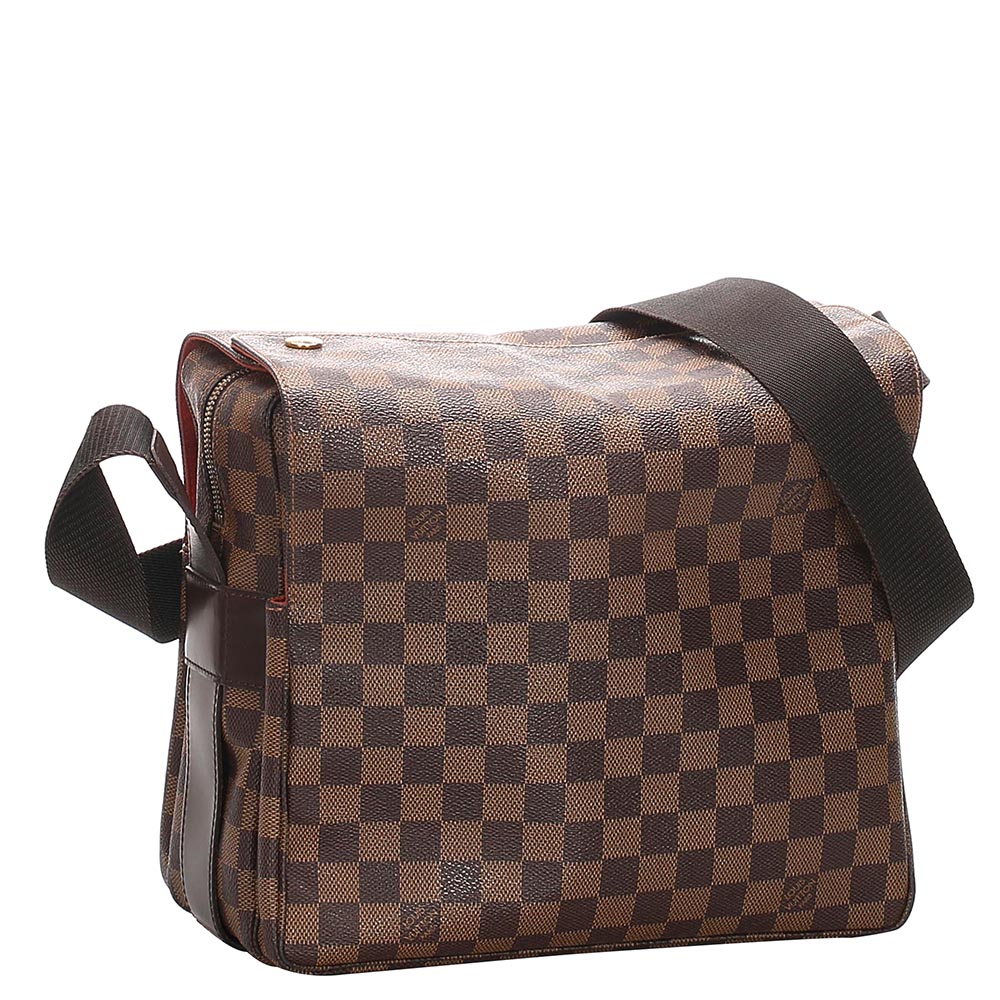 

Louis Vuitton Damiera Ebene Canvas Naviglio Bag, Brown