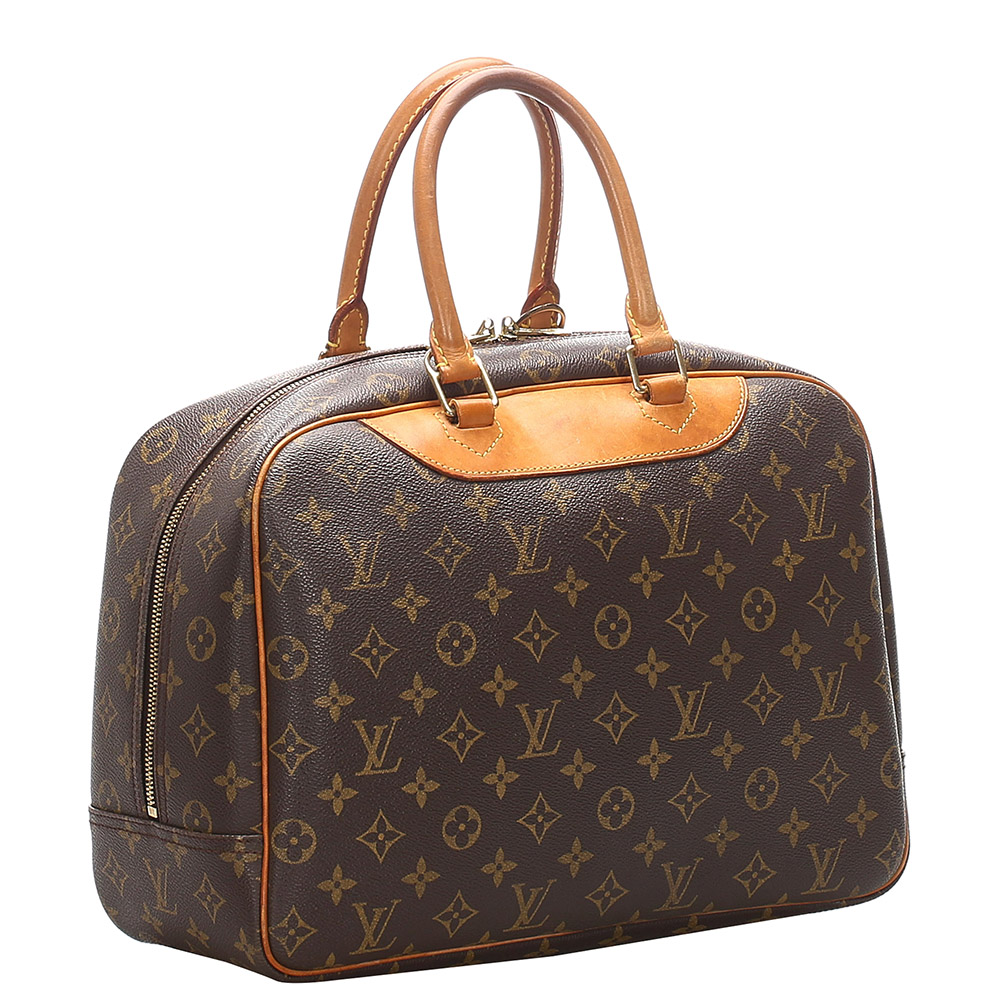 

Louis Vuitton Monogram Canvas Deauville Bag, Brown