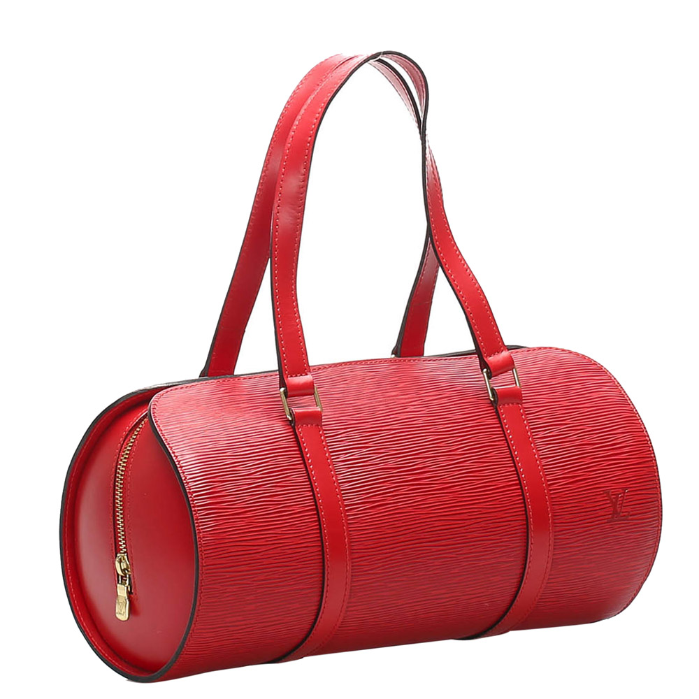 

Louis Vuitton Red Epi Leather Soufflot Bag