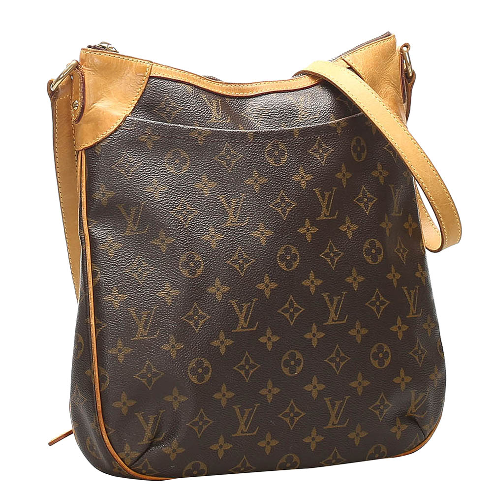 

Louis Vuitton Monogram Canvas Odeon MM Bag, Brown
