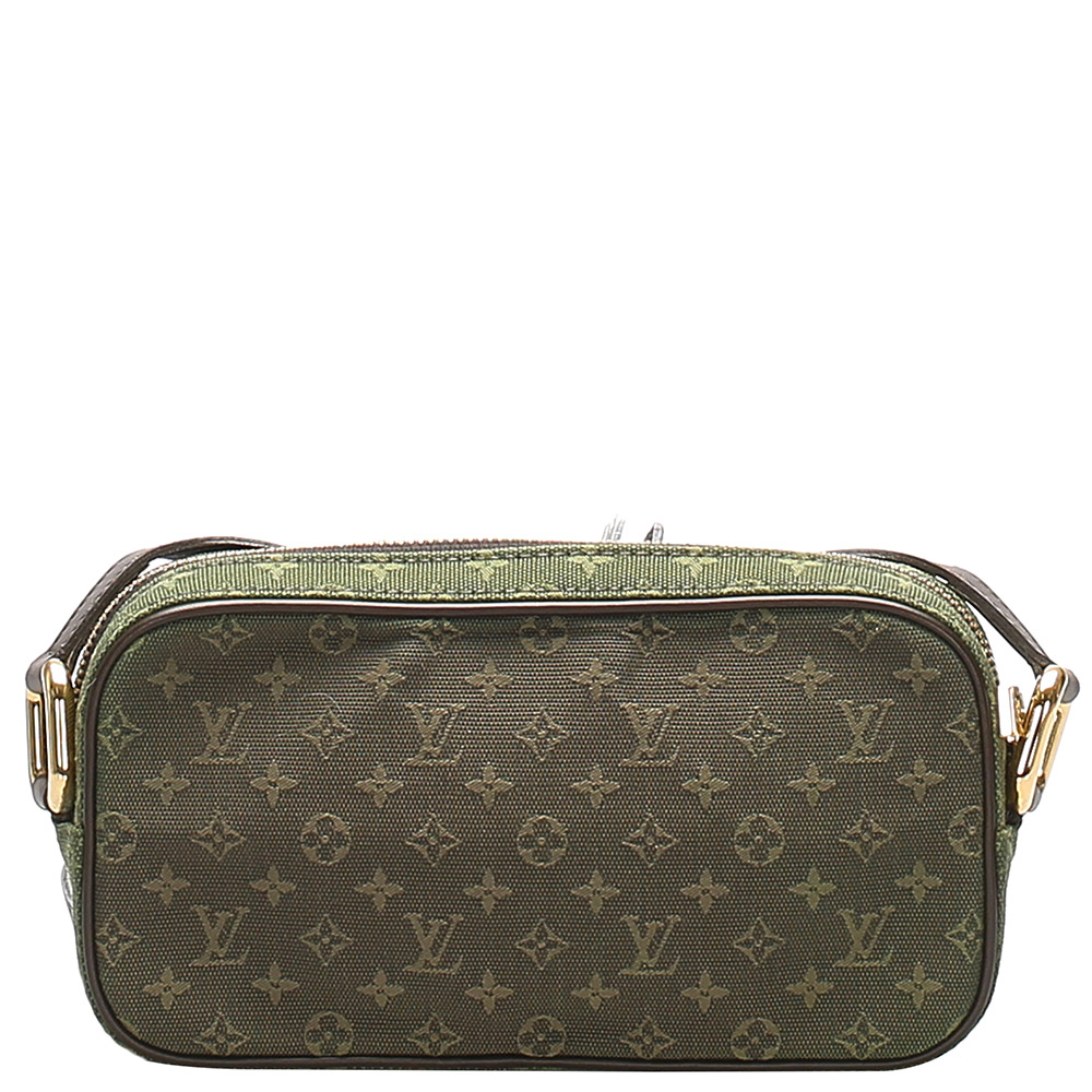 

Louis Vuitton Green Monogram Mini Lin Canvas Juliette Bag