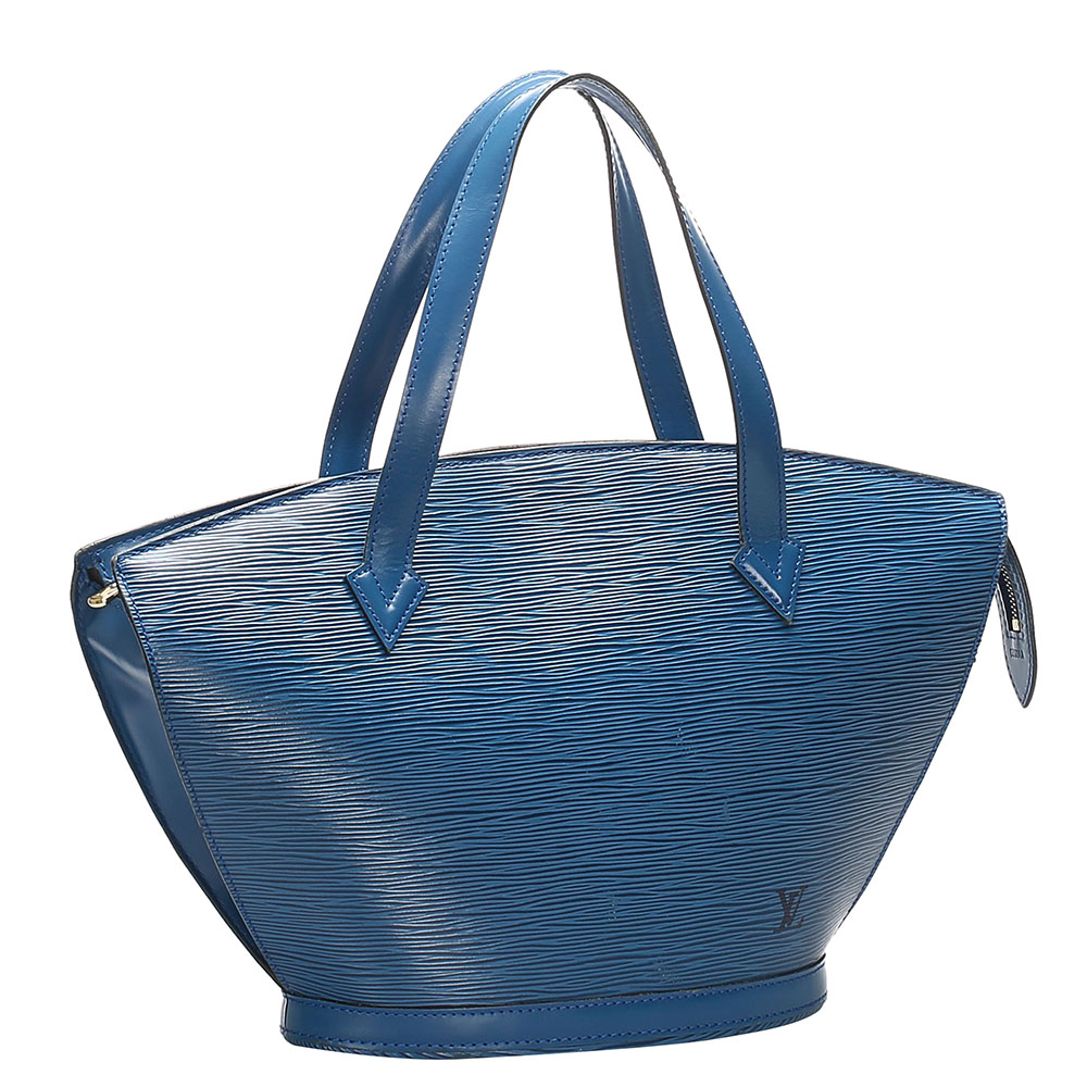 

Louis Vuitton Blue Epi Leather Saint Jacques PM Bag