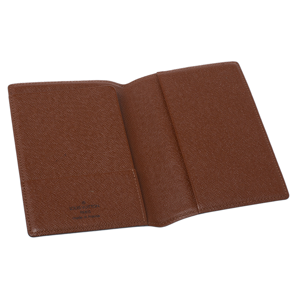 

Louis Vuitton Monogram Canvas Passport Holder, Brown