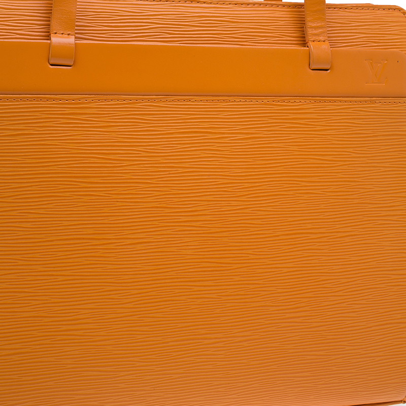 Authentic Louis Vuitton Epi Croisette PM Shoulder Tote Bag Ivory M5249A LV  7581D