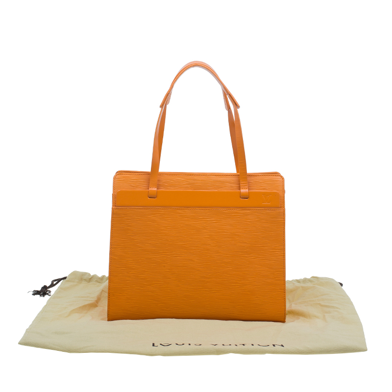 Louis Vuitton Orange Epi Leather Croisette PM Louis Vuitton