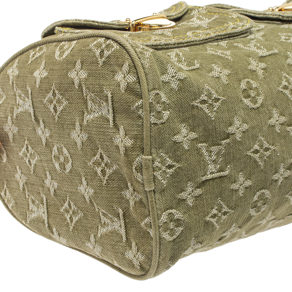 Louis Vuitton Green Monogram Denim Neo Speedy Bag at 1stDibs  louis vuitton  neo speedy, green denim louis vuitton bag, louis vuitton green denim bag