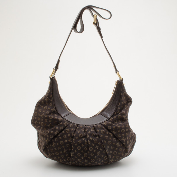 Pre Owned Louis Vuitton Monogram Idylle Rhapsodie MM Hobo Handbag 