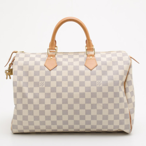 مملوكة مسبقًا Louis Vuitton Damier Azur Speedy 35 