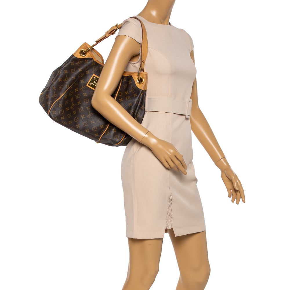 

Louis Vuitton Monogram Canvas Galliera PM Bag, Brown