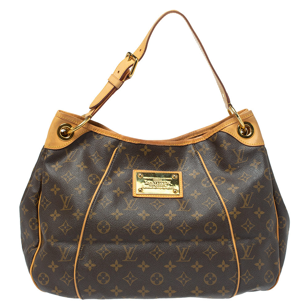 Pre Owned Louis Vuitton Monogram Canvas Galliera PM Bag
