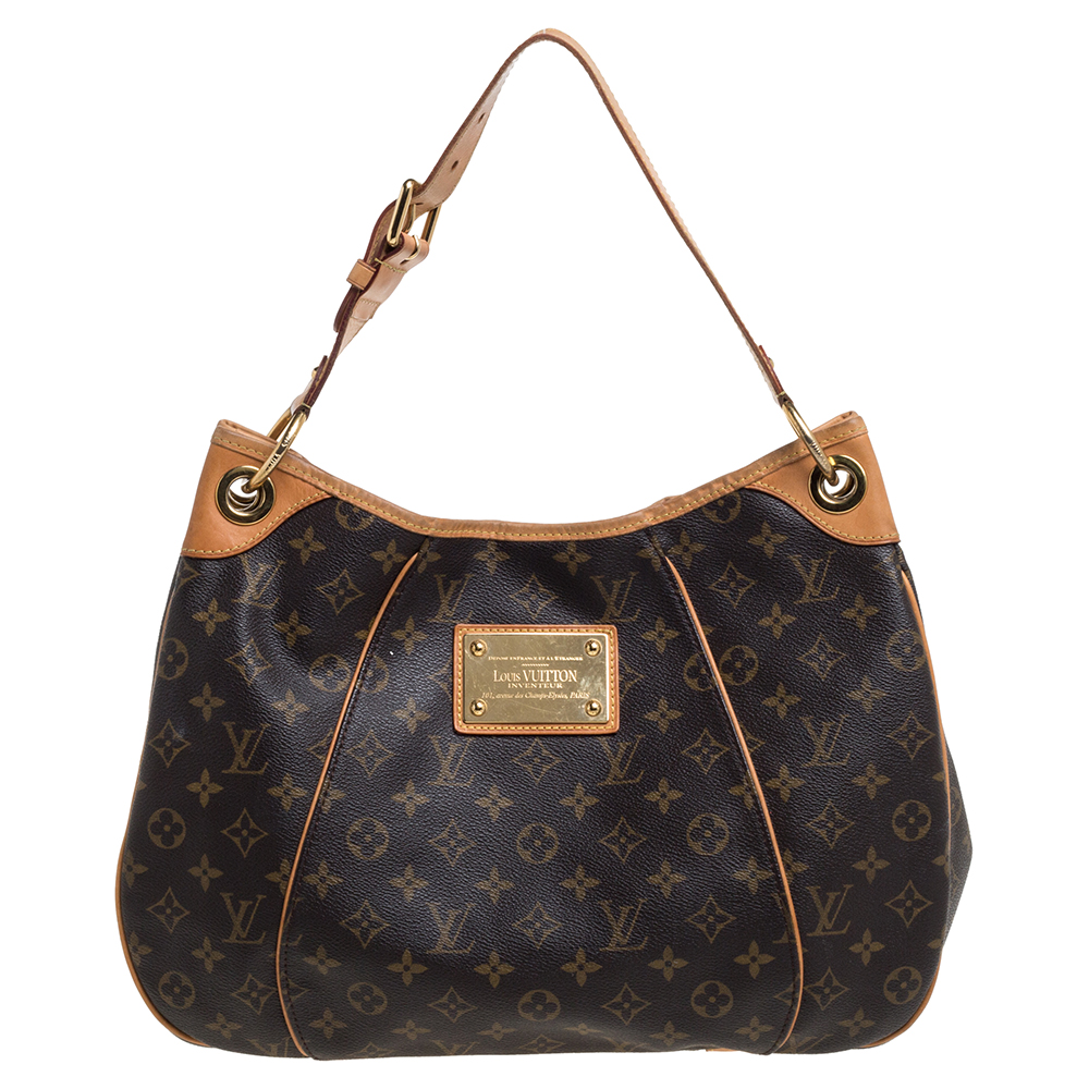 Pre Owned Louis Vuitton Monogram Canvas Galliera PM Bag