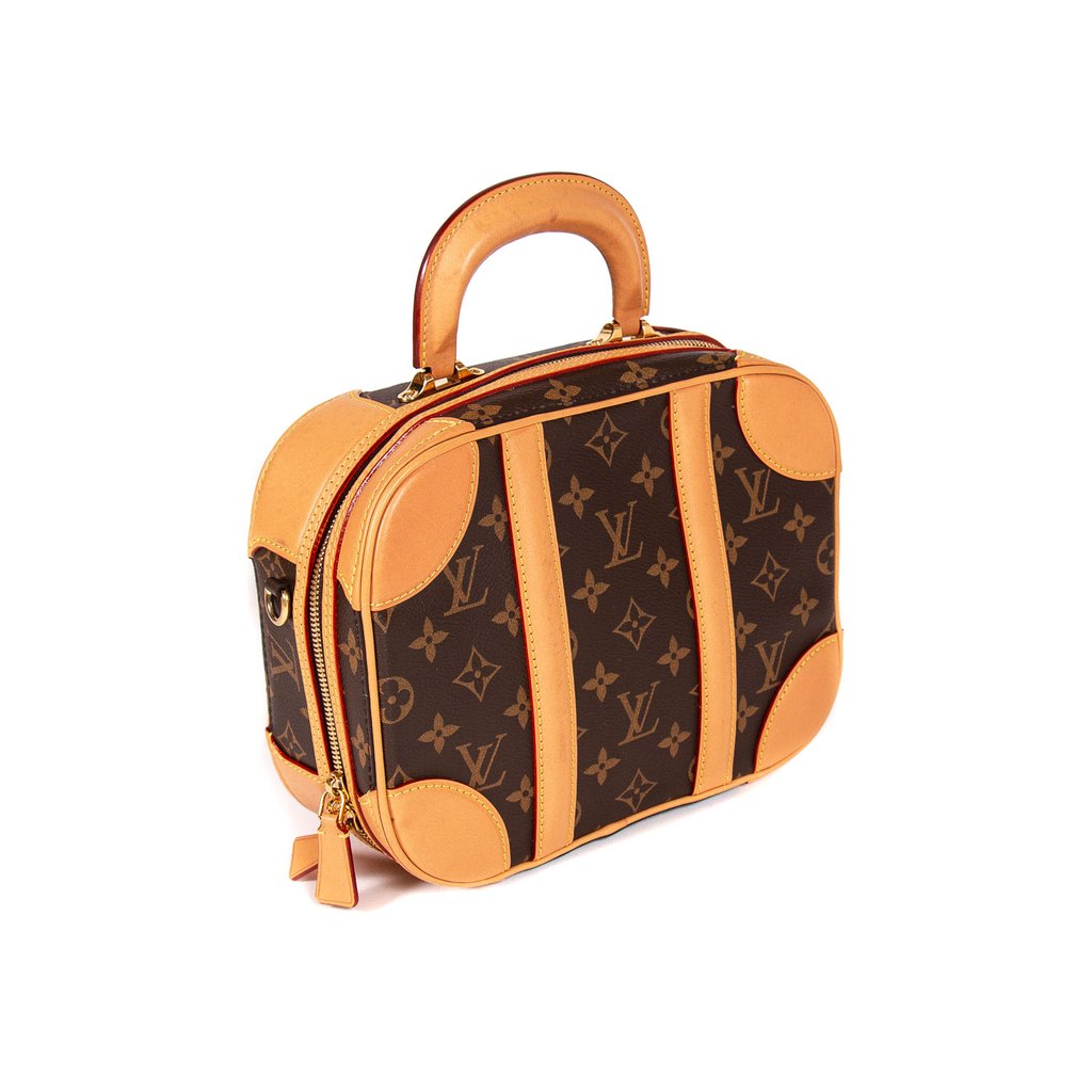 

Louis Vuitton Monogram Canvas Valisette PM Bag, Brown