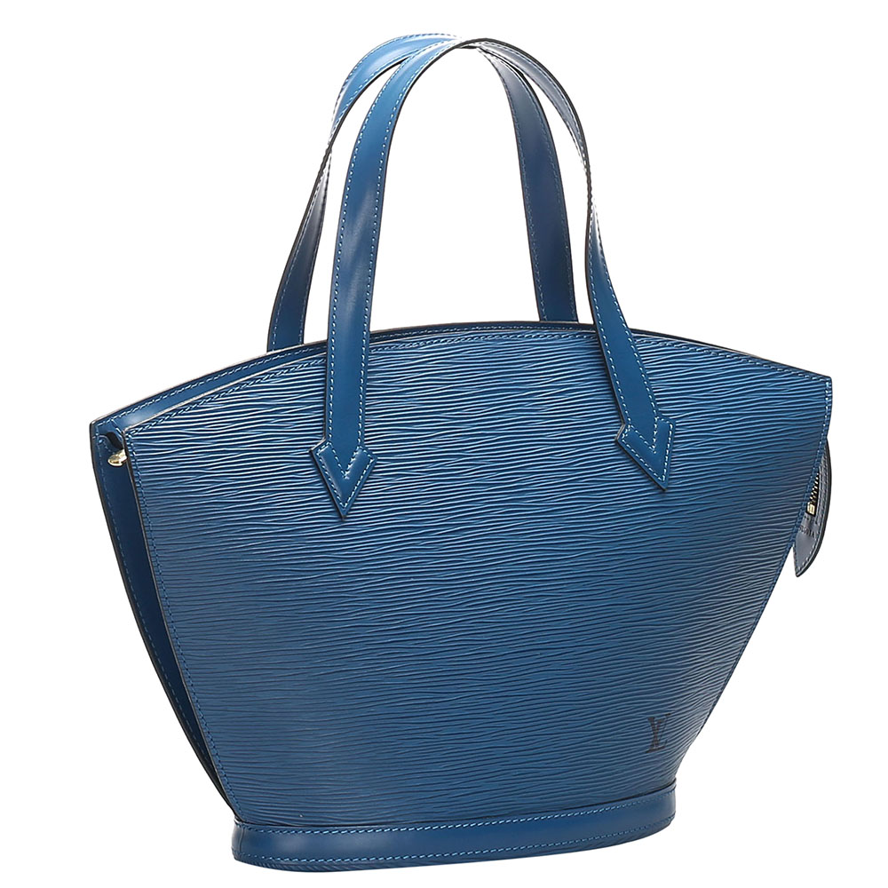 

Louis Vuitton Blue Epi Leather Saint Jacques Short Strap PM Bag