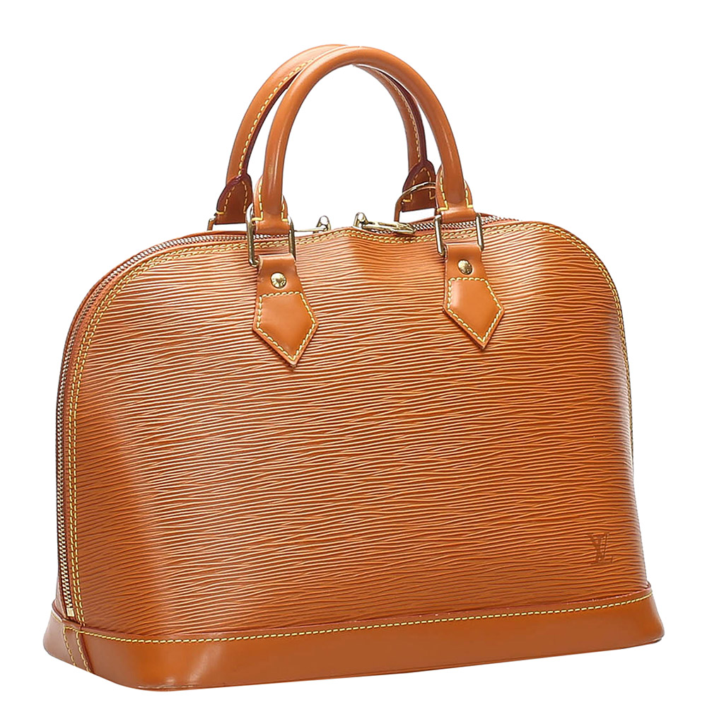 

Louis Vuitton Brown Epi Leather Alma PM Bag