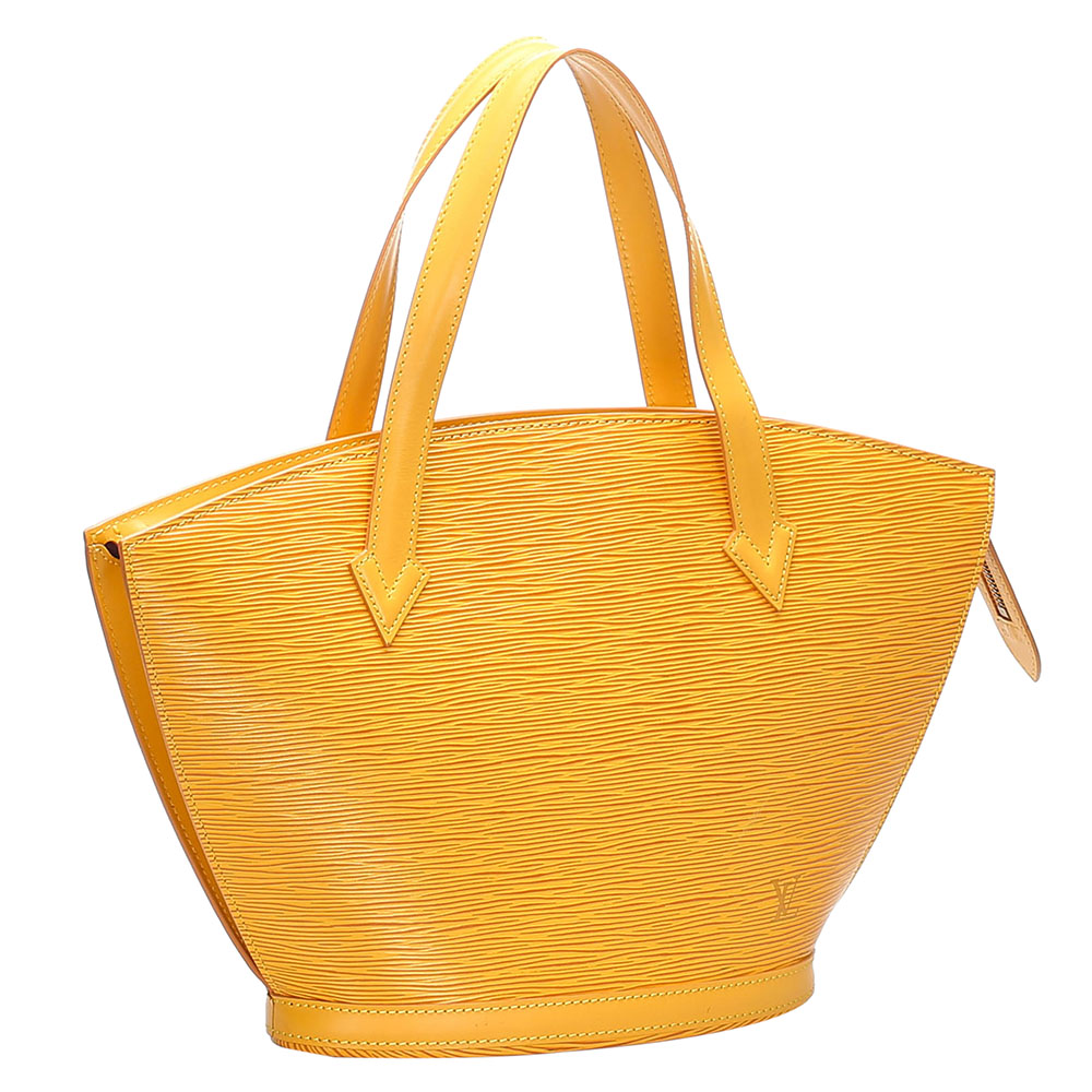 

Louis Vuitton Yellow Epi Leather Saint Jacques Short Strap Bag
