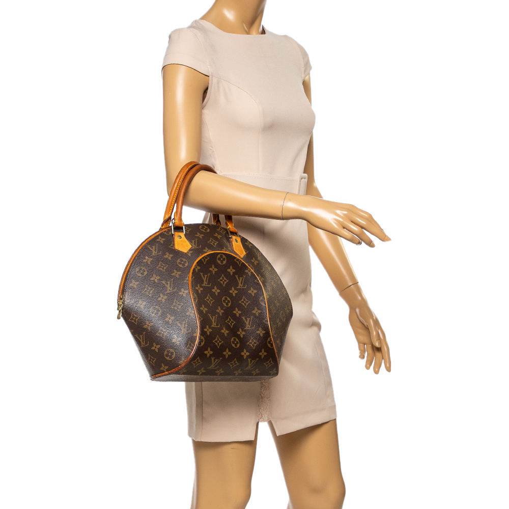 

Louis Vuitton Monogram Canvas Ellipse MM Bag, Brown