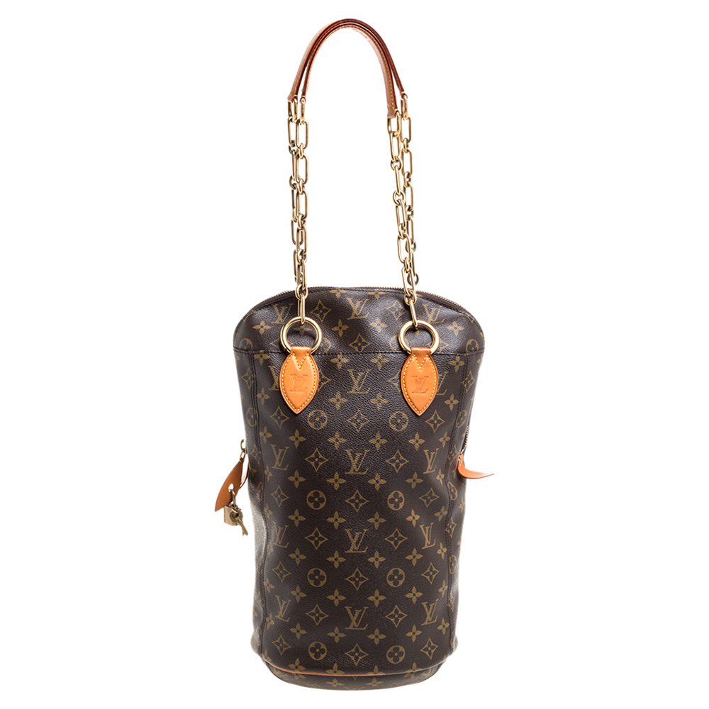Pre Owned Louis Vuitton Monogram Canvas Karl Lagerfeld Punching PM Bag