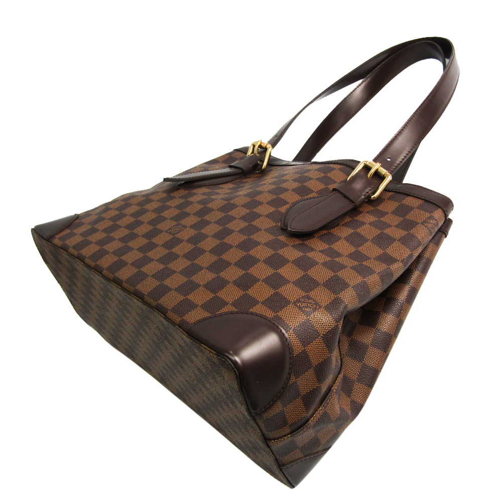 

Louis Vuitton Damier Ebene Canvas Hampstead MM Bag, Brown