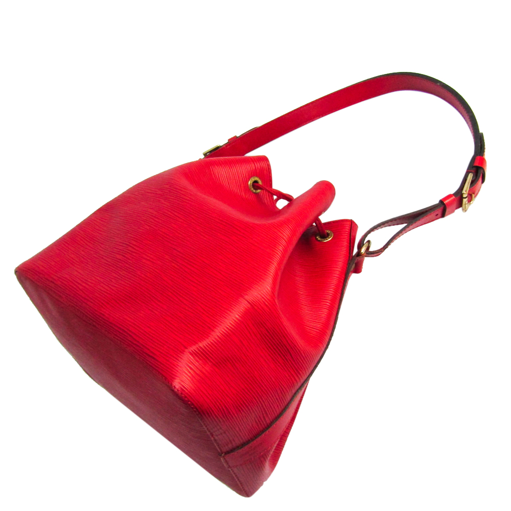 

Louis Vuitton Red Epi Leather Petit Noe Bag