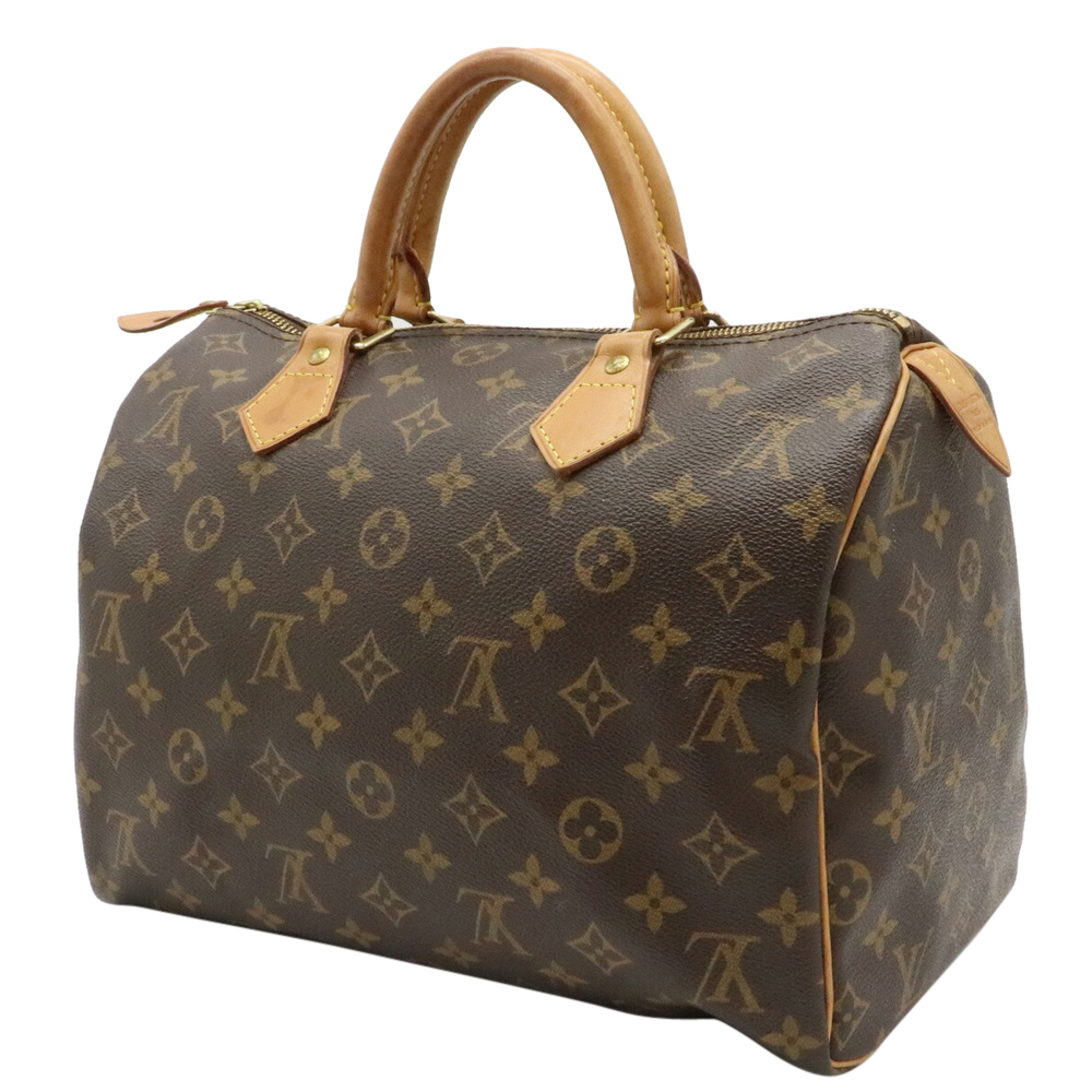 

Louis Vuitton Monogram Canvas Speedy 30 Bag, Brown