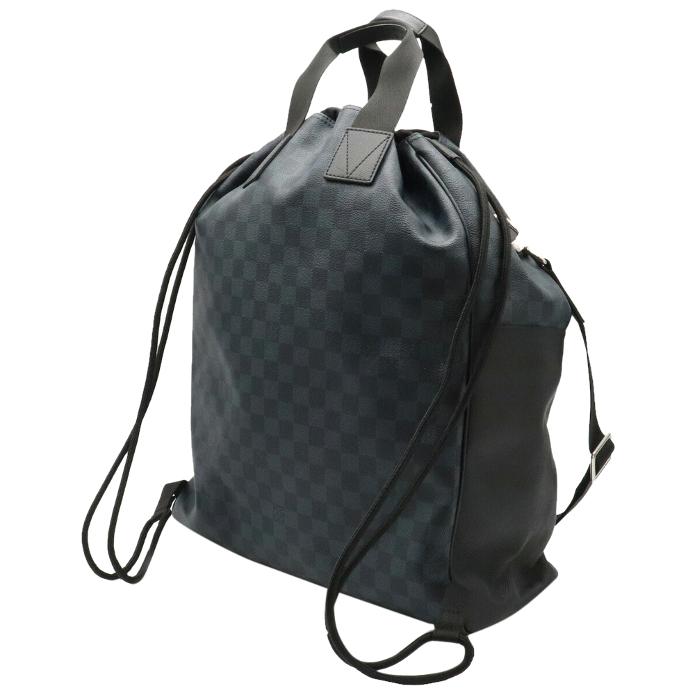 

Louis Vuitton Damier Cobalt Canvas Matchpoint Hybrid Backpack, Black