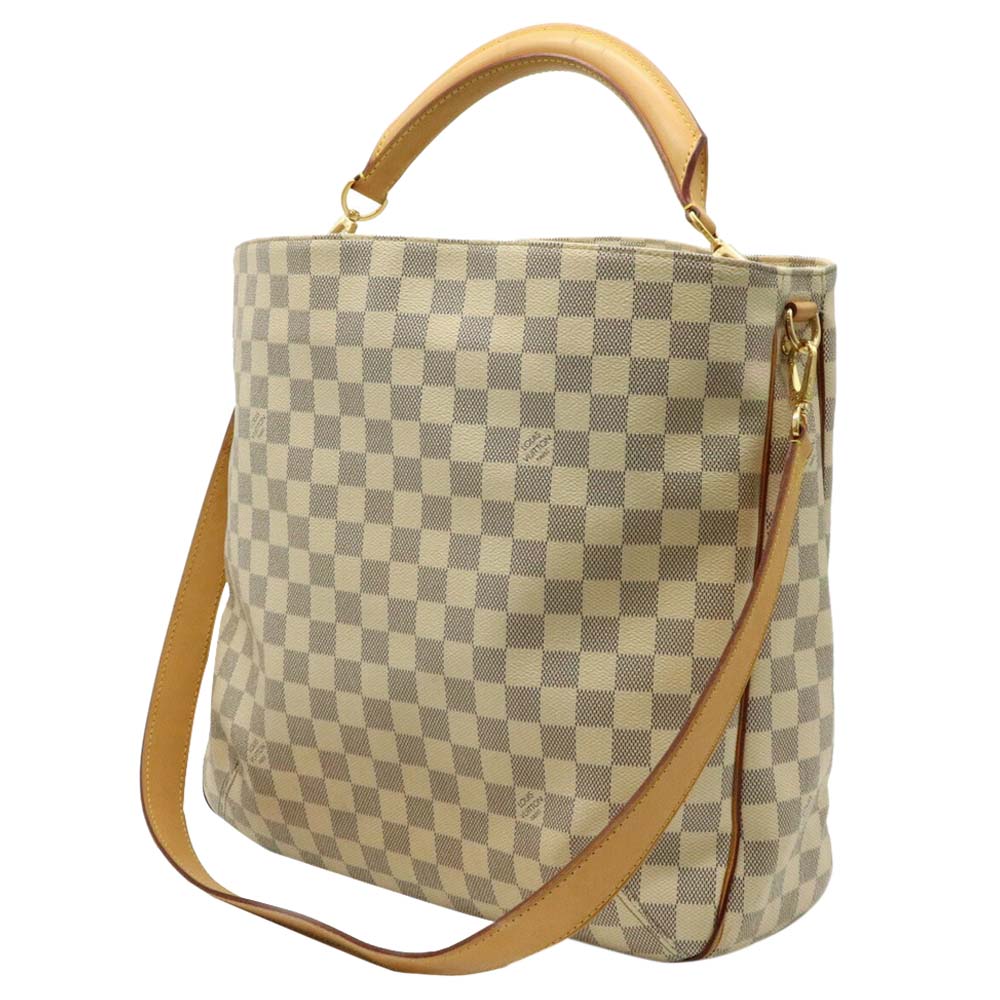 

Louis Vuitton Blue/White Damier Azur Canvas Soffi Bag