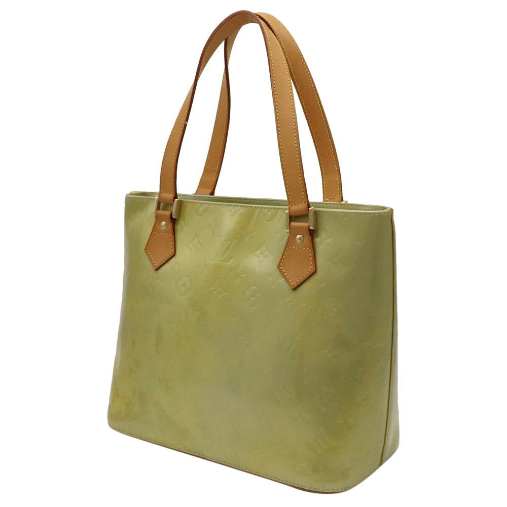 

Louis Vuitton Green Monogram Vernis Houston Tote Bag